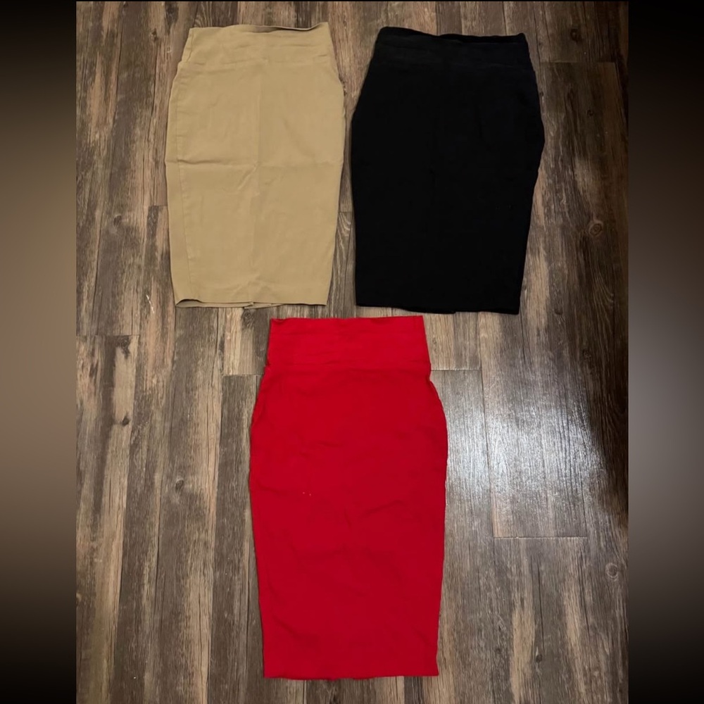 Windsor Bodycon Back Slit Pencil Skirt Bundle